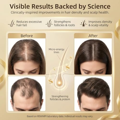 REMIMPI Authentic Anti Hair Loss Shampoo with Ginger & Ginseng - Dandruff & Oil Control, Hair Growth Shampoo, 10.14 Fl Oz (Pack of 2) Avelisse