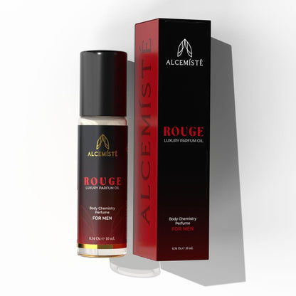 ALCEMÍSTÉ Premium Pheromone Cologne For Men - Body Chemistry Perfume With Pheromones - Concentrated, Oil Based, Travel Size - Long-Lasting Amber, Wood & Musk Scent - 0.34 oz Avelisse