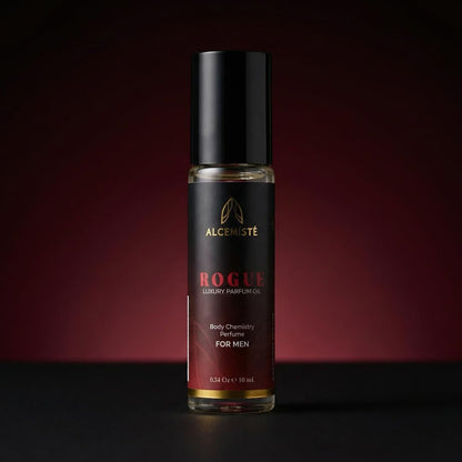 ALCEMÍSTÉ Premium Pheromone Cologne For Men - Body Chemistry Perfume With Pheromones - Concentrated, Oil Based, Travel Size - Long-Lasting Amber, Wood & Musk Scent - 0.34 oz Avelisse