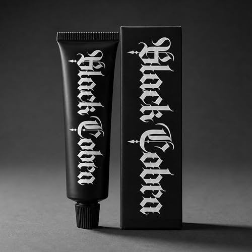 Black Cobra Tattoo Cream – Premium Lightweight Fast Absorbing Formula for Tattooed Skin – 20g Tube Avelisse