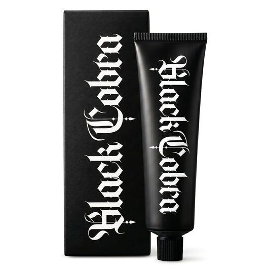 Black Cobra Tattoo Cream – Premium Lightweight Fast Absorbing Formula for Tattooed Skin – 20g Tube Avelisse