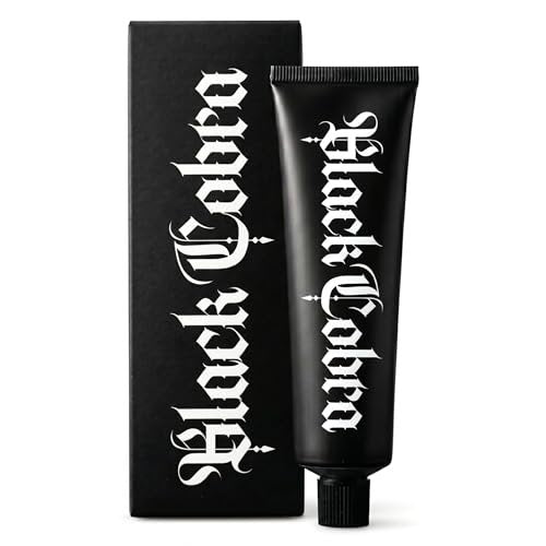 Black Cobra Tattoo Cream – Premium Lightweight Fast Absorbing Formula for Tattooed Skin – 20g Tube Avelisse