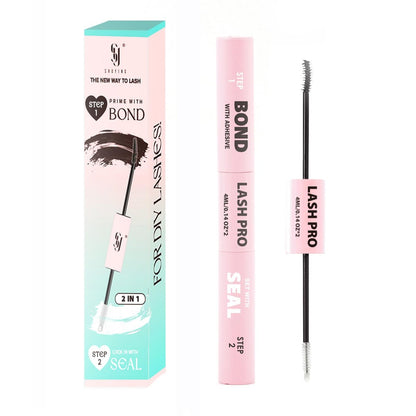 SY-SHUYING Black Lash Bond and Seal Mascara – Long Lasting, Waterproof, Non-Irritating for Sensitive Eyes