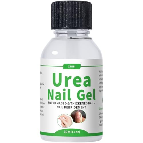 ZERBI 47% Urea Nail Gel – Medical-Grade Softening for Thick Toenails & Cracked Heel Calluses, Quick-Drying Formula Restores Nail Strength & Clarity, 1 Fl Oz Avelisse