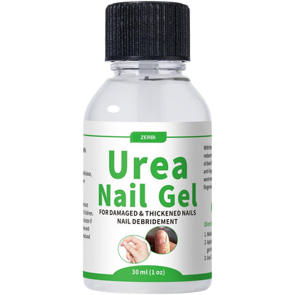 ZERBI 47% Urea Nail Gel – Medical-Grade Softening for Thick Toenails & Cracked Heel Calluses, Quick-Drying Formula Restores Nail Strength & Clarity, 1 Fl Oz Avelisse