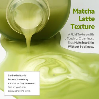 TIRTIR Matcha Dual PDRN Serum – Irritated Red Skin Relief & Glass Skin Glow with Vegan Matcha PDRN, 5% Niacinamide, Hydrating Non-Sticky Korean Face Serum for Sensitive & Acne-Prone Skin Avelisse
