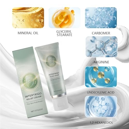 Dunquya Intertrigo Cream – Skin Fold Care Support Cream for Irritated Skin, Moisture & Friction Relief, Quick-Drying Non-Greasy Formula, Daily Care (1 Pack) Avelisse