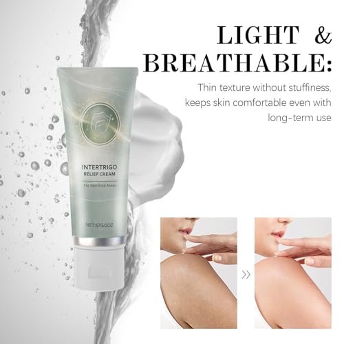 Dunquya Intertrigo Cream – Skin Fold Care Support Cream for Irritated Skin, Moisture & Friction Relief, Quick-Drying Non-Greasy Formula, Daily Care (1 Pack) Avelisse
