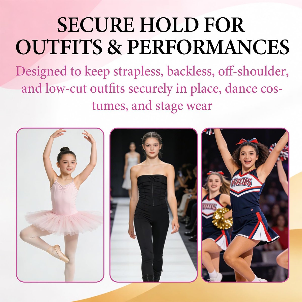 Body Glue for Clothes & Skin Roll On 2.54 Oz – Sweat Resistant & Long Lasting Body Adhesive for Dancers, Stagewear, Wigs, Socks, Bras, Leotards & Costumes – Skin-Friendly Clear Glue by Lubynia - görsel 7