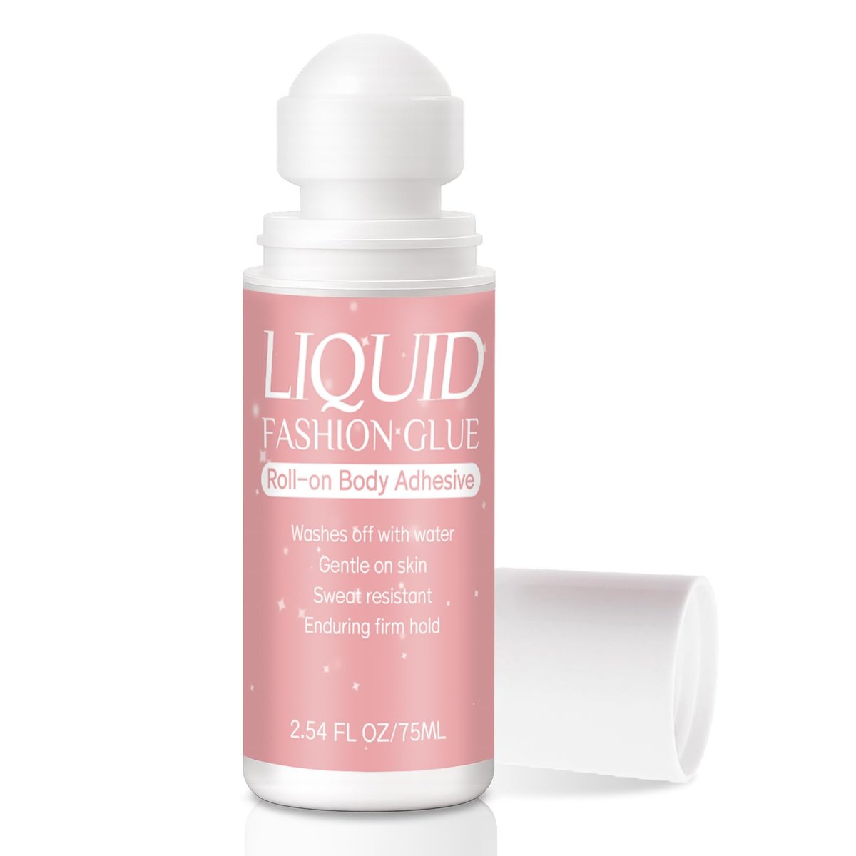 Body Glue for Clothes & Skin Roll On 2.54 Oz – Sweat Resistant & Long Lasting Body Adhesive for Dancers, Stagewear, Wigs, Socks, Bras, Leotards & Costumes – Skin-Friendly Clear Glue by Lubynia - görsel 17