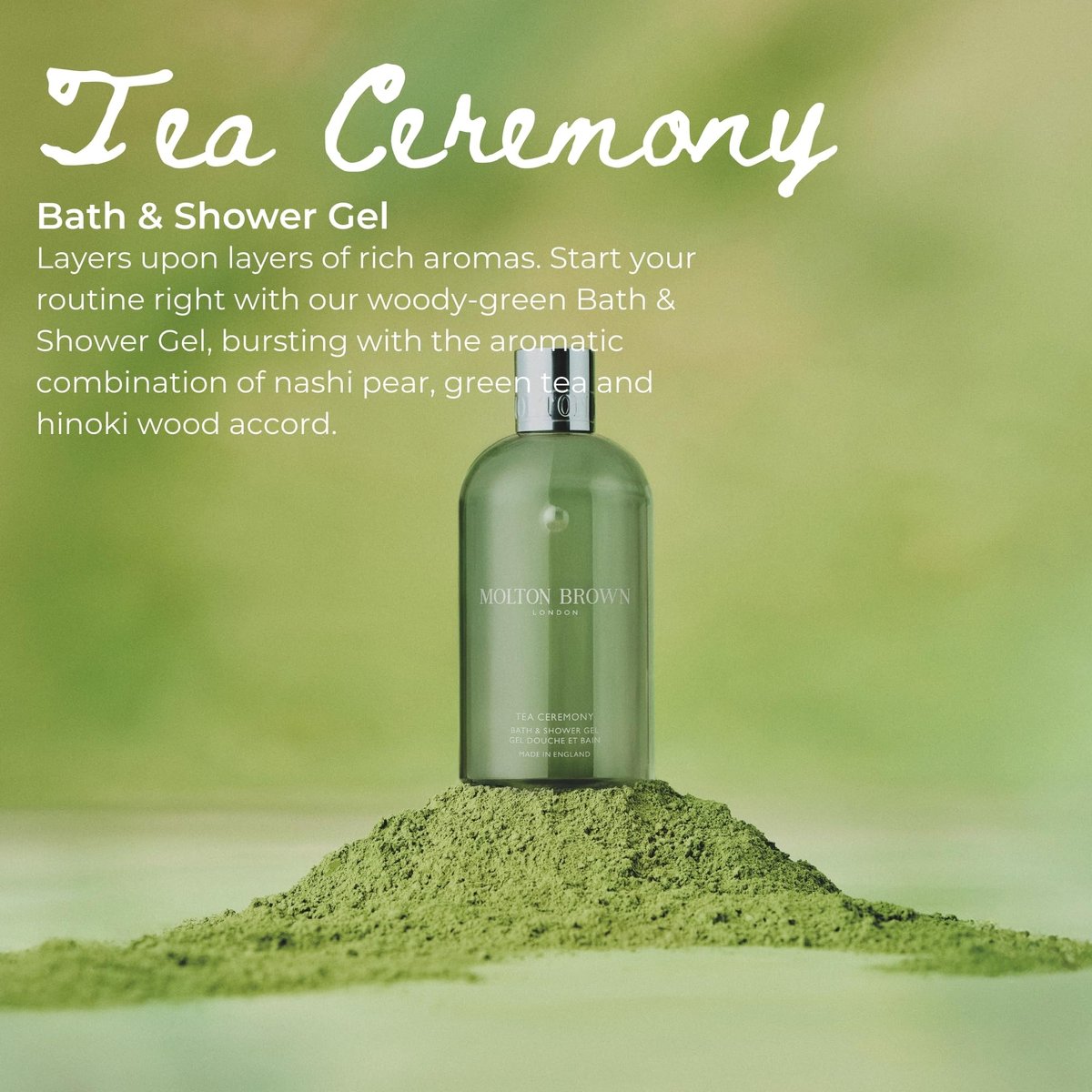 Molton Brown Tea Ceremony Bath & Shower Gel – 10 fl. oz. Body Wash Avelisse