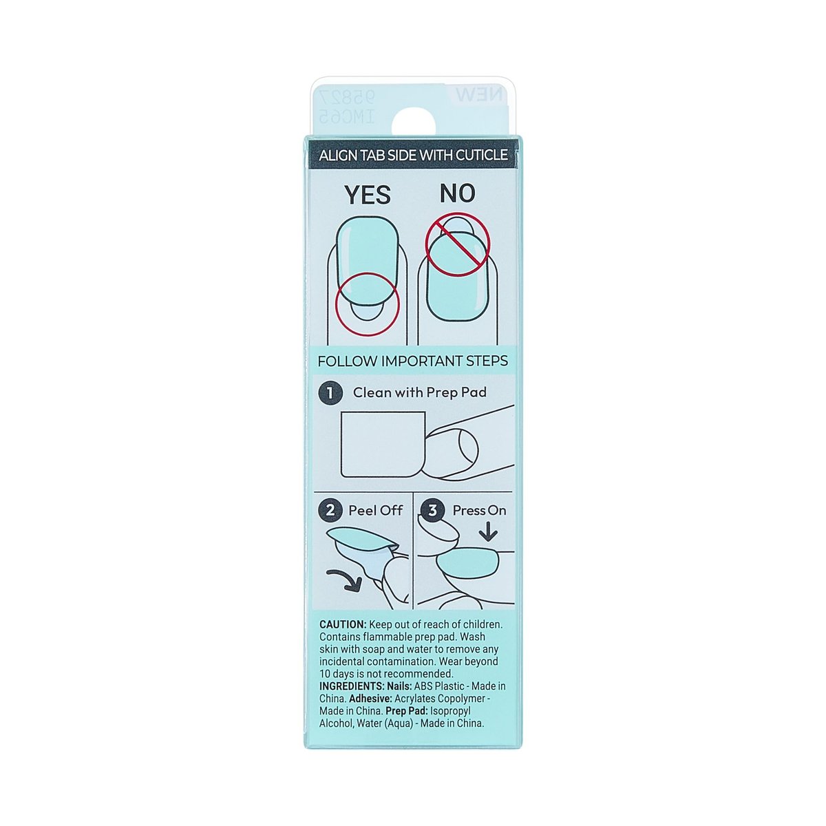 imPRESS No Glue Mani Press On Nails - Get Closer, Short Green Squoval - 30 Nails with Prep Pad & Tools - görsel 17