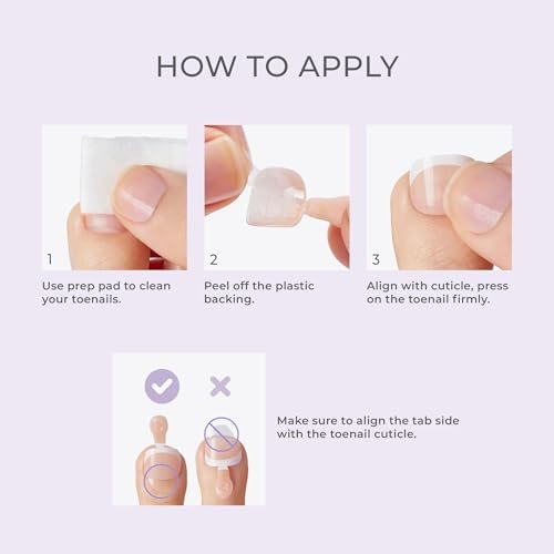 imPRESS Pure Mood No Glue Mani Press On Nails - Short Squoval, Orange, 24 Toenails Included - görsel 16