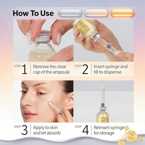 NaVaro Peptide Deep Collagen Lifting Ampoule – 72H Hydration, Palmitoyl Pentapeptide-4 for Face Tightening, Wrinkle Reduction & Glass Skin, 1.7 fl oz Avelisse