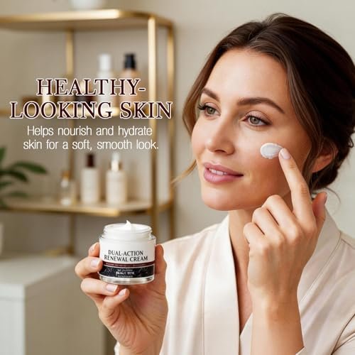 KeraErase Dual Action Renewal Cream - Black and White Rice Soothing Repair Cream for Healthier Skin, Professional Skin Treatment, Natural Body Serum for All Skin Types (2-Pack, 1 oz each) Avelisse