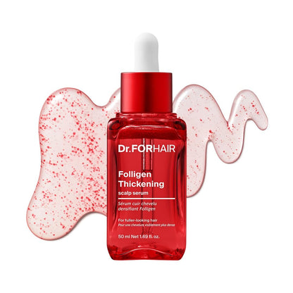 Dr.FORHAIR Folligen Thickening Scalp Serum 1.7 oz | Biotin Density Serum for Thicker, Fuller-Looking Hair | Peptide Scalp Treatment | Korean Haircare Avelisse