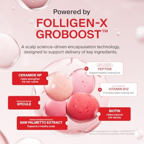 Dr.FORHAIR Folligen Thickening Scalp Serum 1.7 oz | Biotin Density Serum for Thicker, Fuller-Looking Hair | Peptide Scalp Treatment | Korean Haircare Avelisse