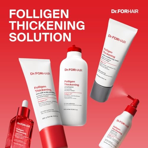 Dr.FORHAIR Folligen Thickening Scalp Serum 1.7 oz | Biotin Density Serum for Thicker, Fuller-Looking Hair | Peptide Scalp Treatment | Korean Haircare Avelisse