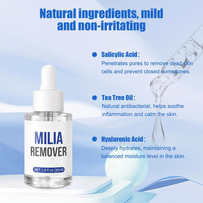 Milia Remover Treatment Serum with Salicylic Acid - Eye & Face Milia Spot Treatment, 1 Fl Oz Avelisse