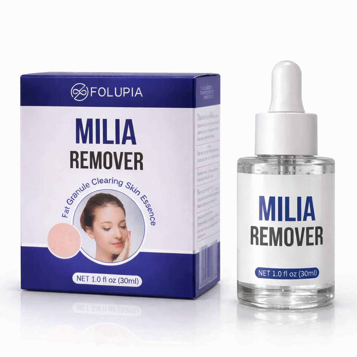 Milia Remover Treatment Serum with Salicylic Acid - Eye & Face Milia Spot Treatment, 1 Fl Oz Avelisse