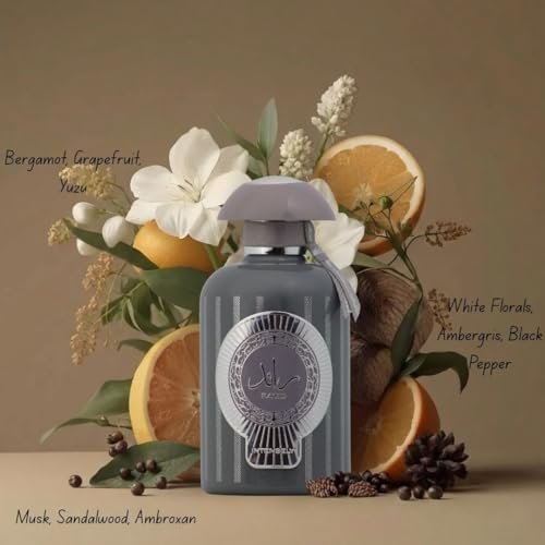 Lattafa Ra'ed Intensely Eau de Parfum – Citrus, Spicy, Amber, Woody Unisex Fragrance – 3.4 oz / 100 ml Avelisse