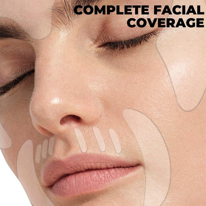 18 PCS Reusable Silicone Wrinkle Patches for Face, Neck & Chest – Overnight Smoothing Facial Strips for Forehead, Frown Lines, Crow’s Feet, Smile Lines & Cleavage Avelisse