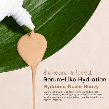 Bayfree Glow Skin Tinted Moisturizer with SPF 30 - Natural Beige, Lightweight Sheer Coverage, Long Lasting Hydration, Vegan Korean Makeup Avelisse