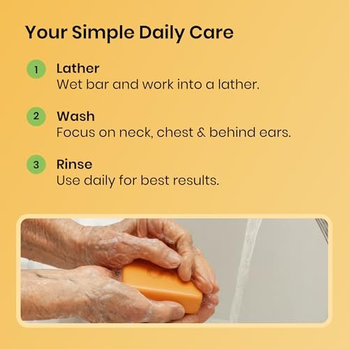 Swarva Japanese Persimmon Cleanser Bar 2-Pack – Natural Body Odor Solution for Old People Smell, Antibacterial & Organic Skin Care Avelisse