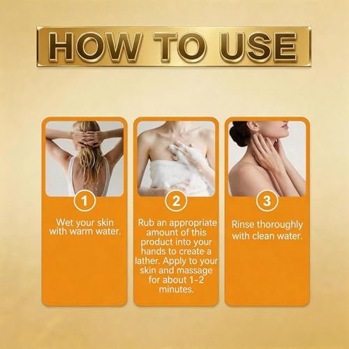Persimmon Soap for Body Odor Control – Natural Deodorizing Bar for Women & Men (3-Pack) Avelisse