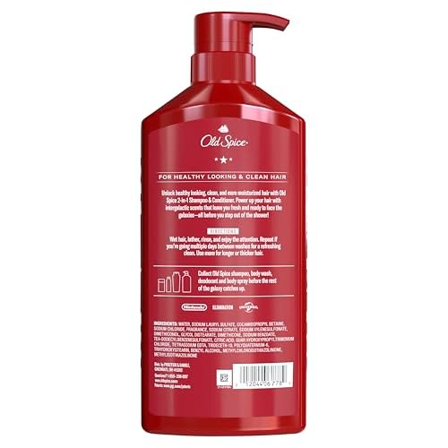 Old Spice Men's 2-in-1 Shampoo and Conditioner, Cosmic Quest, x The Super Mario Galaxy Movie, 21.9 fl oz - görsel 18