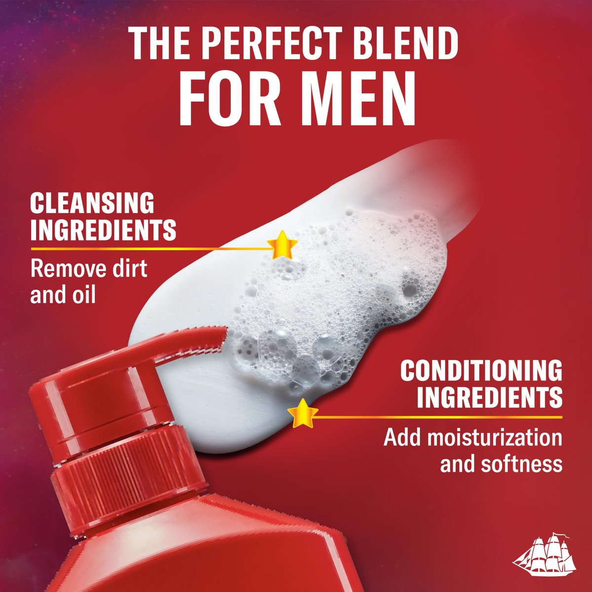 Old Spice Men's 2-in-1 Shampoo and Conditioner, Cosmic Quest, x The Super Mario Galaxy Movie, 21.9 fl oz - görsel 9