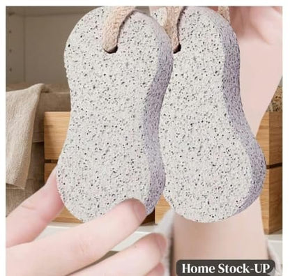 Natural Pumice Stone Pack of 2 – Gentle Exfoliation for Feet & Hands, Callus & Dead Skin Remover