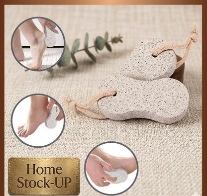 Natural Pumice Stone Pack of 2 – Gentle Exfoliation for Feet & Hands, Callus & Dead Skin Remover
