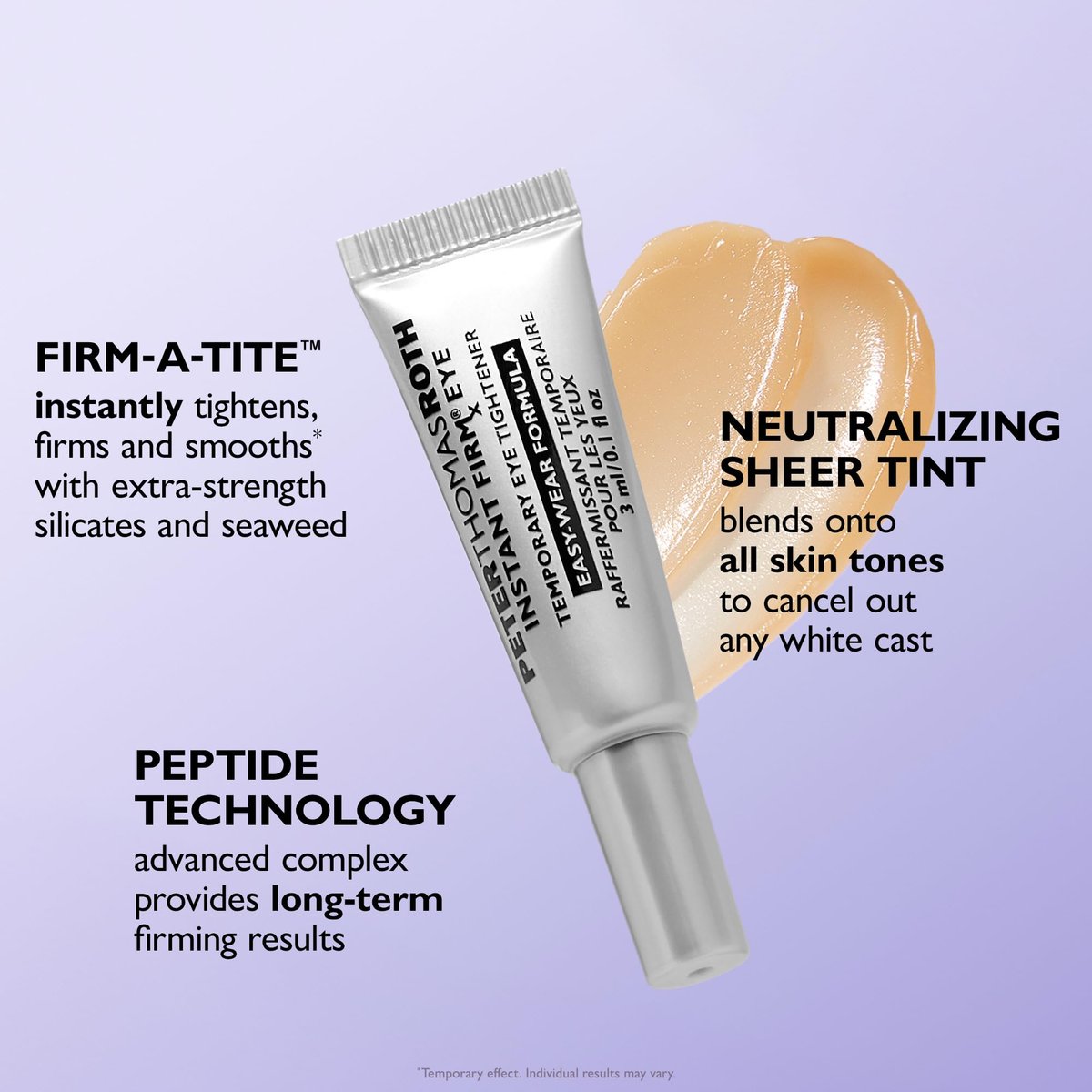 Peter Thomas Roth Instant FIRMx Eye Temporary Eye Tightener - Trial Size 0.1 oz Avelisse