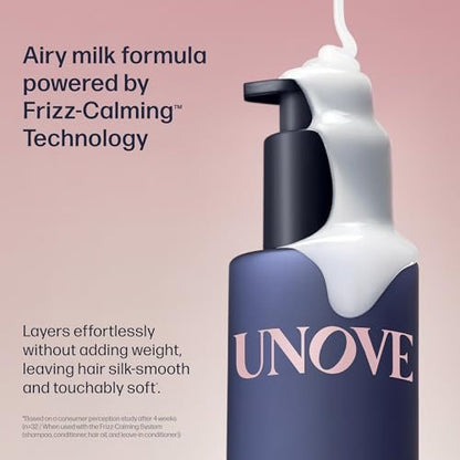 UNOVE Frizz-Calming Sleek Leave-In Conditioner – 72-Hour Anti-Frizz Heat Protectant Hair Treatment, Humidity & Static Resistant, 150 ml Avelisse
