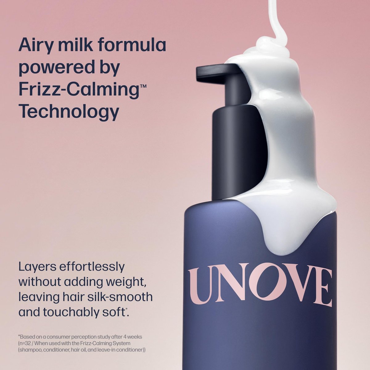 UNOVE Frizz-Calming Sleek Leave-In Conditioner – 72-Hour Anti-Frizz Heat Protectant Hair Treatment, Humidity & Static Resistant, 150 ml Avelisse