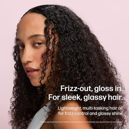 UNOVE Frizz-Calming Glass Hair Oil – Anti-Frizz & Heat Protection up to 455°F for Sleek Shine, 2.36 fl oz Avelisse