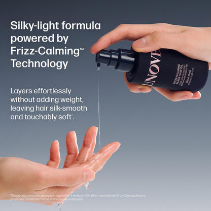 UNOVE Frizz-Calming Glass Hair Oil – Anti-Frizz & Heat Protection up to 455°F for Sleek Shine, 2.36 fl oz Avelisse
