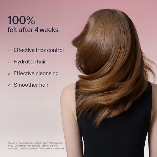 UNOVE Frizz-Calming Sleek Shampoo - Anti-Frizz Hydrating Shampoo for Frizzy Hair, Gentle Cleansing for Softness & Glossy Shine, Humidity-Resistant Frizz Control, Blush Musk, 290 mL Avelisse