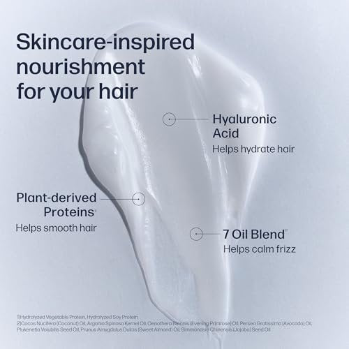 UNOVE Frizz-Calming Sleek Conditioner - Anti-Frizz Smoothing Conditioner for Frizzy Hair, Hydrating Conditioner for Softness & Glossy Shine, Blush Musk, 290 mL / 9.80 fl oz Avelisse