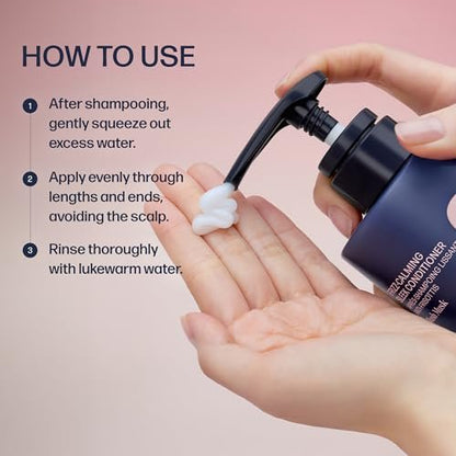 UNOVE Frizz-Calming Sleek Conditioner - Anti-Frizz Smoothing Conditioner for Frizzy Hair, Hydrating Conditioner for Softness & Glossy Shine, Blush Musk, 290 mL / 9.80 fl oz Avelisse