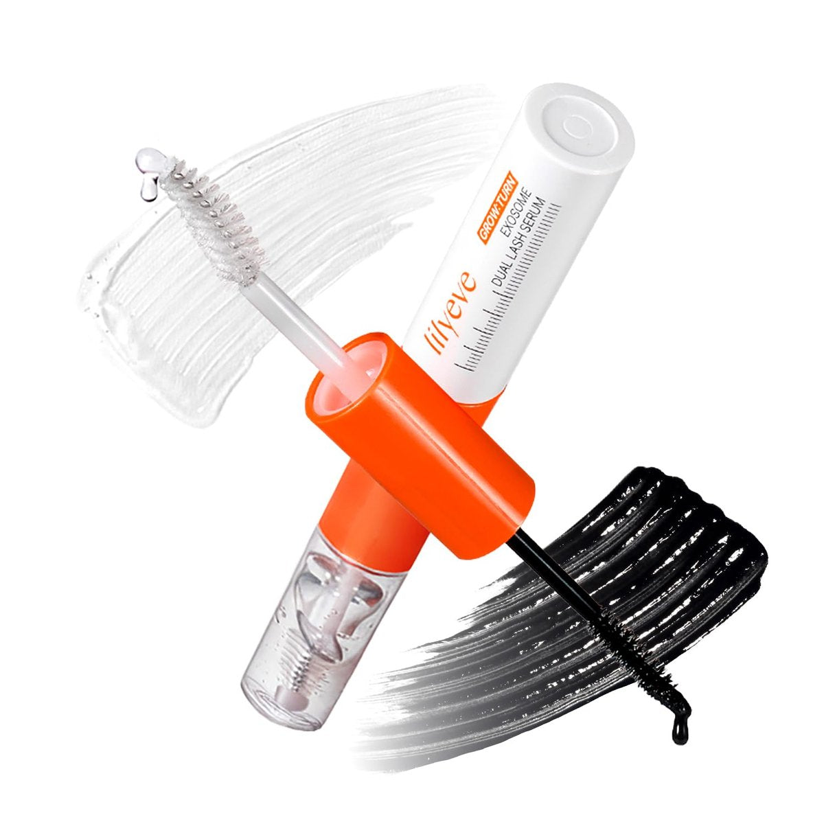 lilyeve GROWTURN Eyelash Growth Serum, Korean Lash Enhancing Serum for Longer Natural Lashes, 2-in-1 Dual Lash Serum for Day & Night Care, Prostaglandin Free with Biotin & Exosome, 0.27 fl. oz. Avelisse