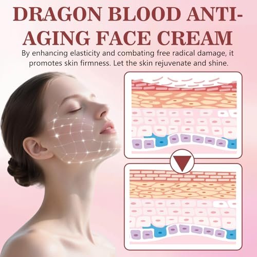 Lucift Dragon Blood Retinol Cream - 2 Pack Anti-Aging Face Moisturizer with Dragon's Blood & Retinol, Firming & Wrinkle Reducing Cream for Women Avelisse