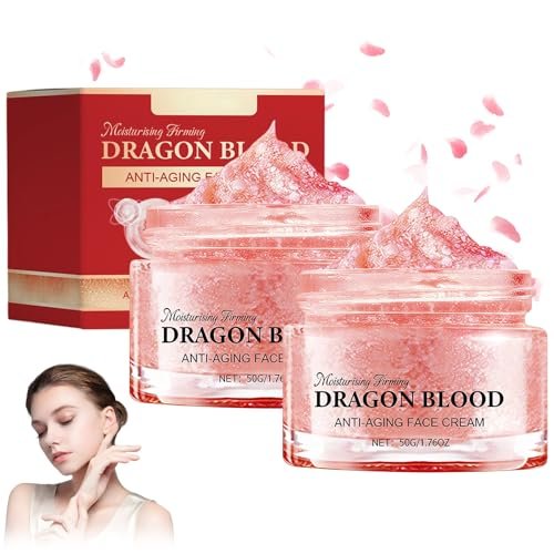 Lucift Dragon Blood Retinol Cream - 2 Pack Anti-Aging Face Moisturizer with Dragon's Blood & Retinol, Firming & Wrinkle Reducing Cream for Women Avelisse