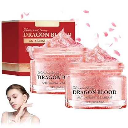 Lucift Dragon Blood Retinol Cream - 2 Pack Anti-Aging Face Moisturizer with Dragon's Blood & Retinol, Firming & Wrinkle Reducing Cream for Women Avelisse