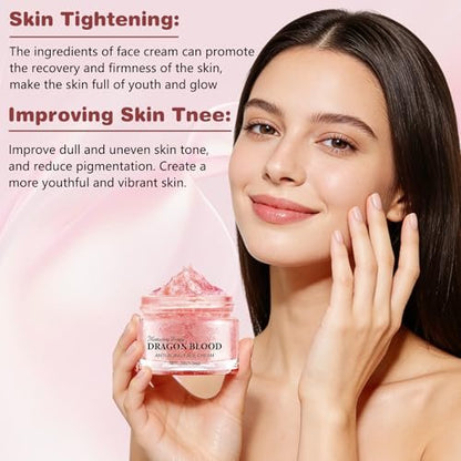 Lucift Dragon Blood Retinol Cream - 2 Pack Anti-Aging Face Moisturizer with Dragon's Blood & Retinol, Firming & Wrinkle Reducing Cream for Women Avelisse