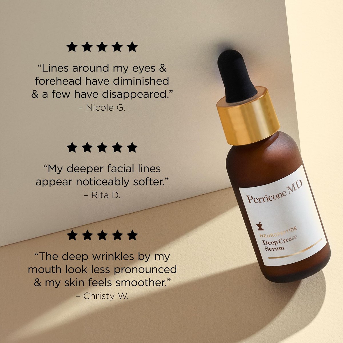 Perricone MD Neuropeptide Deep Crease Serum – Firming & Anti-Aging Serum for Deep Wrinkles, 1 fl oz Avelisse