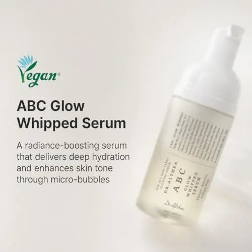 Dr.Althea ABC Glow Whipped Serum | Bubble Toner with Collagen & Vitamin Tea Water | Radiance-Boosting Toner for Instant Hydration & Makeup-Ready Finish | Vegan Korean Skincare, 3.38 Fl Oz Avelisse