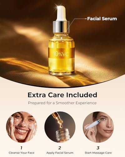 PakWizz Depuffing Wand with Cold and Heat – Eye and Face Depuffer for Puffiness and Dark Circles, Heated Eye Wand and Ice Roller for Face, Portable Facial Massager for Skincare at Home and Travel Avelisse