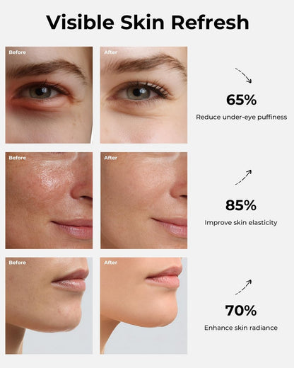 PakWizz Depuffing Wand with Cold and Heat – Eye and Face Depuffer for Puffiness and Dark Circles, Heated Eye Wand and Ice Roller for Face, Portable Facial Massager for Skincare at Home and Travel Avelisse
